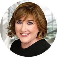 Maureen DiStefano with a Clean Office in the Background