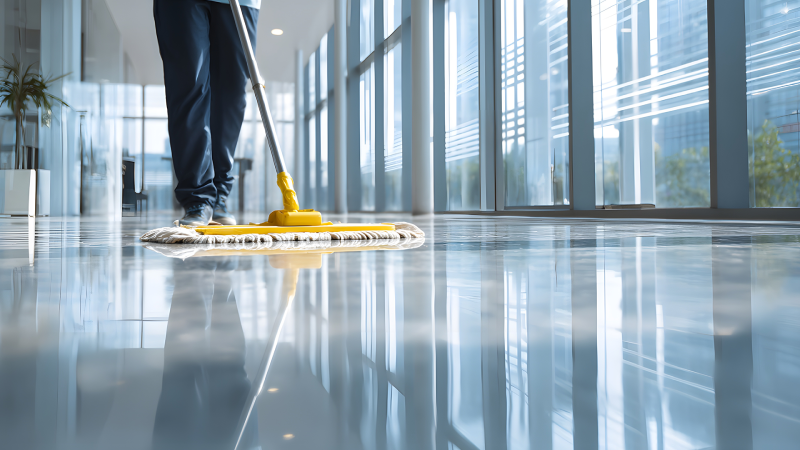 Eco-friendly janitorial services for commercial buildings in Baltimore